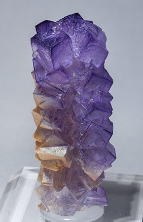 Fluorite with Baryte. Front