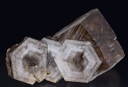 Calcite with inclusions. Side