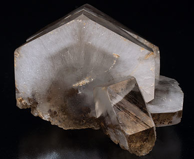 Calcite with inclusions. Front