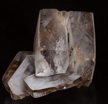 Calcite with inclusions. Side