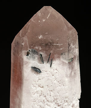 Quartz with Hematite. 