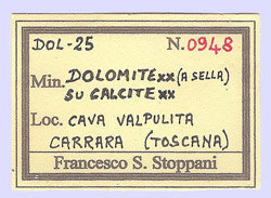 Dolomite with Calcite