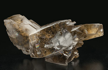 Calcite with inclusions. Top
