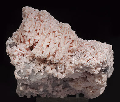 Rhodochrosite with Quartz. Top