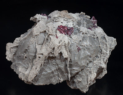Cinnabar with Calcite.