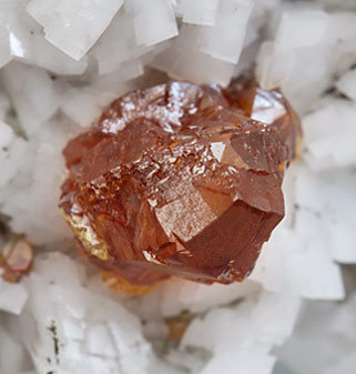 Sphalerite on Dolomite. 