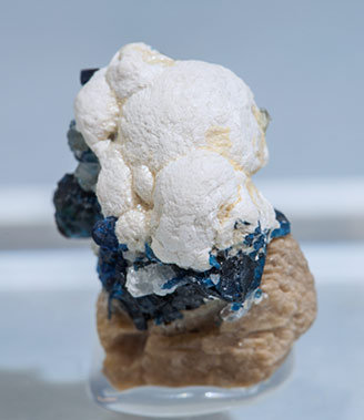 Mitridatite with Lazulite, Whiteite-(CaMnMg) and Quartz.