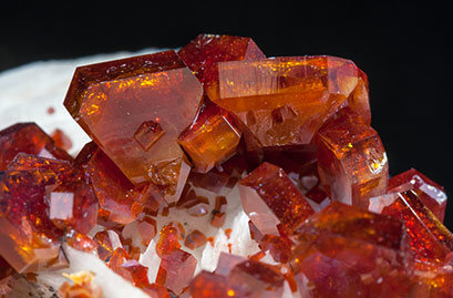 Vanadinite with Baryte. 