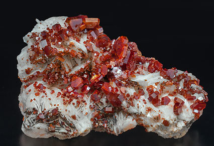 Vanadinite with Baryte.