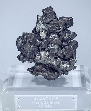 Acanthite with Silver.