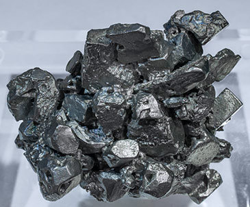 Acanthite with Silver. Top