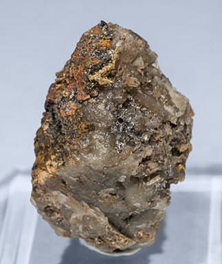 Gold (electrum variety) with Erythrite. 