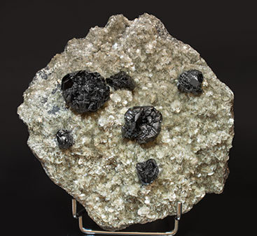 Cassiterite with Muscovite. Front