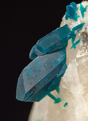 Veszelyite with Quartz. 