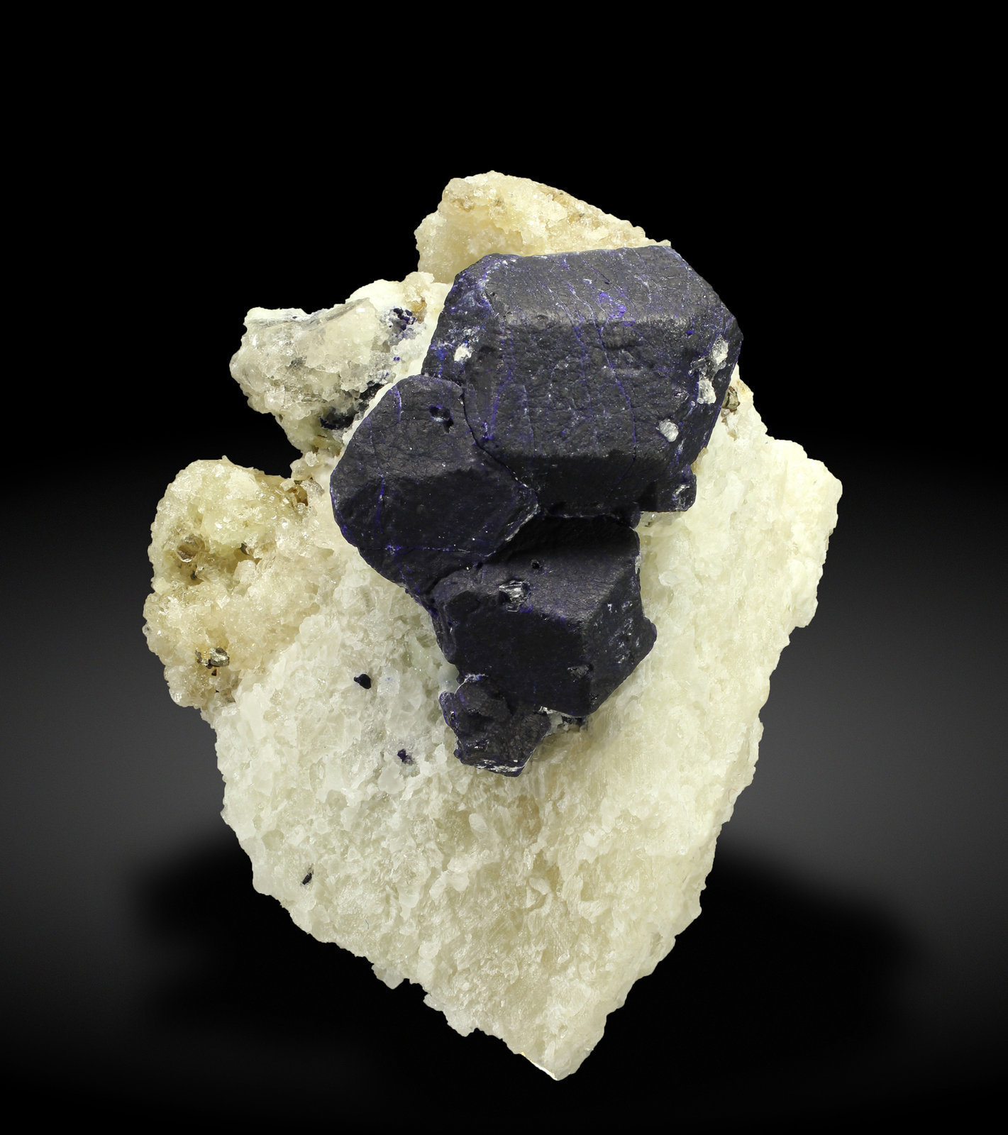 Lazurite with Calcite and Escapolite (Group) Ladjuar Medam, Sare