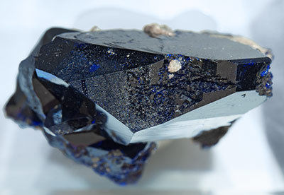 Azurite with Cerussite. Top