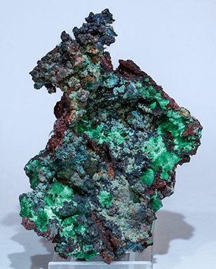 Copper with Malachite.