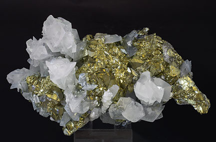 Pyrite with Calcite. 