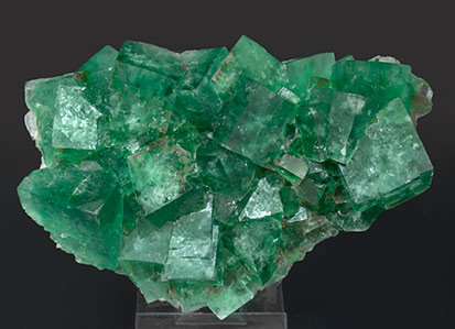 Fluorite with limonite.