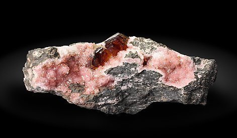 Shigaite with Rhodochrosite.