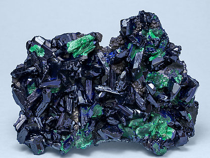 Azurite with Malachite. 