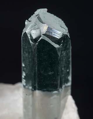 Beryl (variety aquamarine) with Feldspar. 