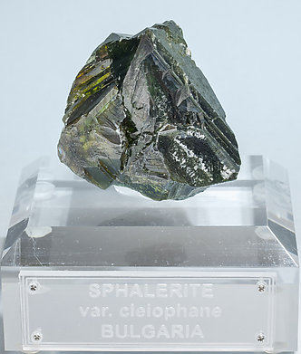 Esfalerita. Vista frontal