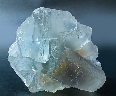 Fluorite. Light behind