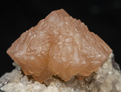 Olmiite with Calcite. 