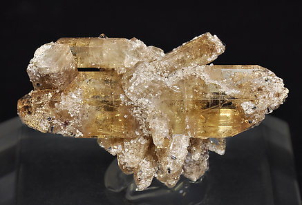 Topaz with Bixbyite.