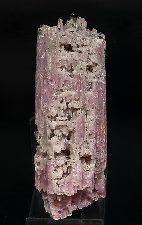 Lepidolita pseudo Elbaita con Elbaita. Vista posterior
