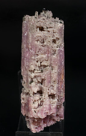 'lepidolite' after Elbaite with Elbaite. Rear