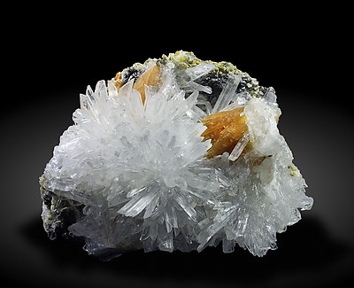 Roweite with Olshanskyite and Magnetite.