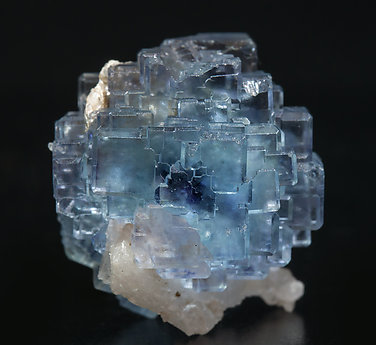 Fluorite with Quartz. Front