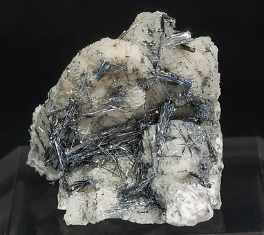 Stibnite on Quartz. 