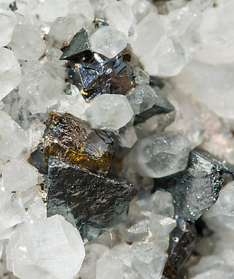 Tetrahedrite with Sphalerite and Quartz. 