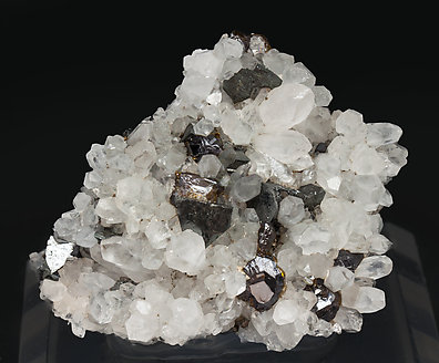 Tetrahedrite with Sphalerite and Quartz.