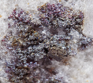 Acanthite with Proustite. 