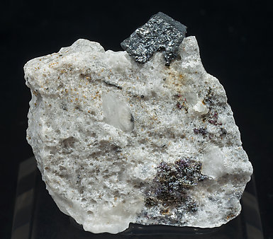 Acanthite with Proustite.