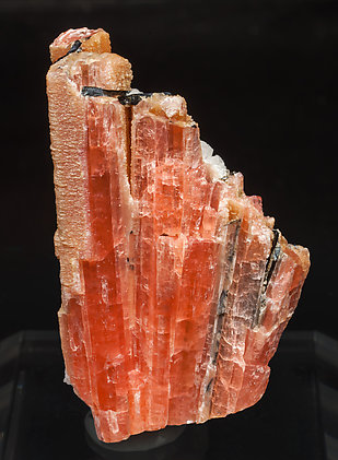 Rhodochrosite after Serandite with Analcime and Aegirine. Rear