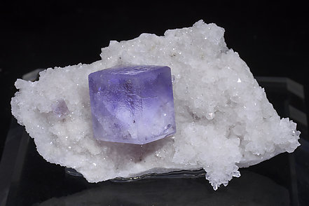 Fluorite with Quartz. 