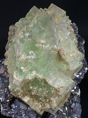 Fluorite with Galena. 