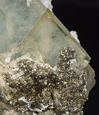 Baryte with Quartz and Pyrite. 