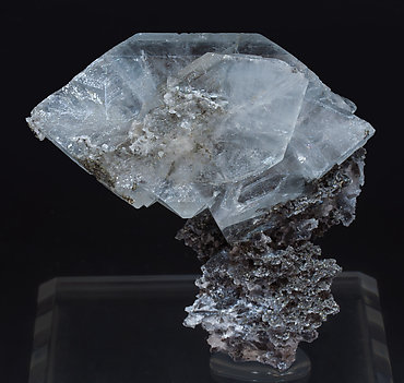 Baryte with Sphalerite and Quartz. Front