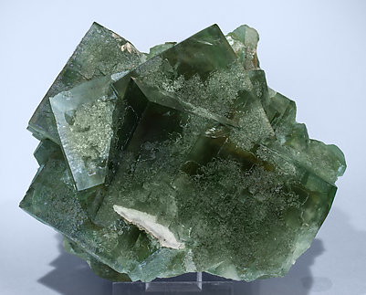 Fluorite with Baryte. Front