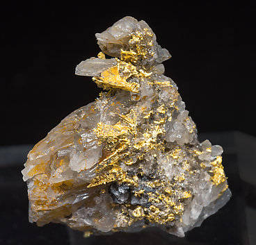 Gold with Quartz. Front