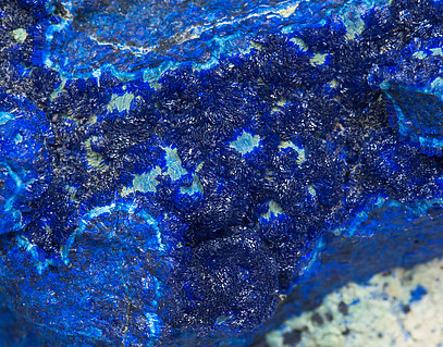 Azurite with Malachite. 