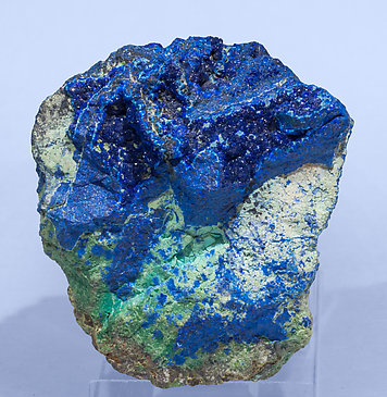 Azurite with Malachite.