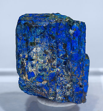 Chalcostibite with Azurite and Malachite. Rear