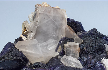 Fluorite with Baryte. 